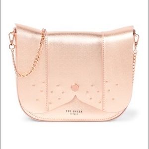 EUC Ted Baker London Barkley Crossbody Rose Gold